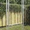 Kutyaketrec Ezüst 400 x 200 x 200 cm Horganyzott acél