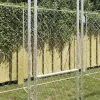 Kutyaketrec Ezüst 800 x 200 x 200 cm Horganyzott acél