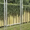 Kutyaketrec Ezüst 600 x 200 x 256 cm Horganyzott acél