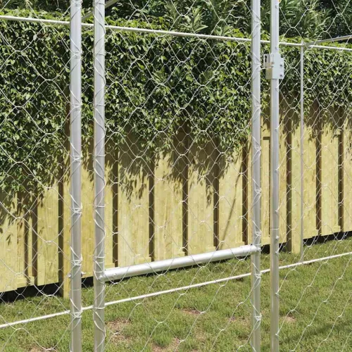 Kutyaketrec Ezüst 800 x 200 x 200 cm Horganyzott acél