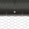 Csirkeketrec Ezüst 600 x 200 x 198.5 cm Horganyzott acél