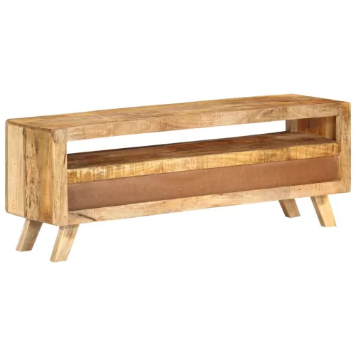 Tömör mangófa TV-szekrény 110 x 30 x 40 cm