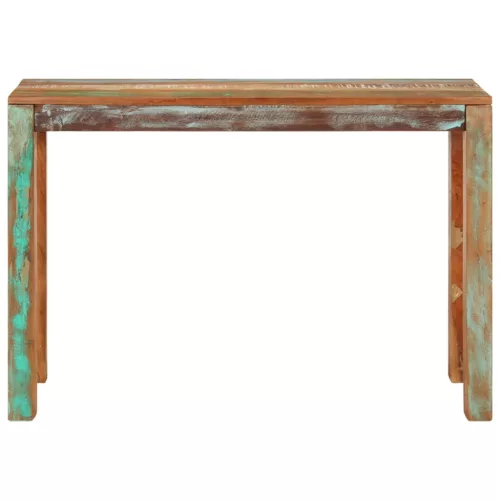 Tömör újrahasznosított fa tálalóasztal 110 x 35 x 76 cm