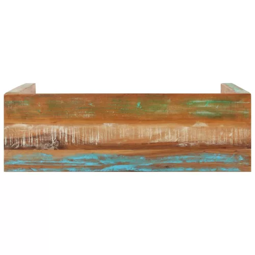 Tömör újrahasznosított fa tálalóasztal 110 x 35 x 76 cm