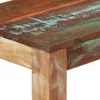 Tömör újrahasznosított fa tálalóasztal 110 x 35 x 76 cm
