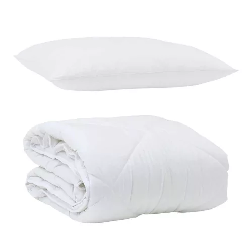 Nyári Takarmány párnával 2 pcs Fehér Mikroszál