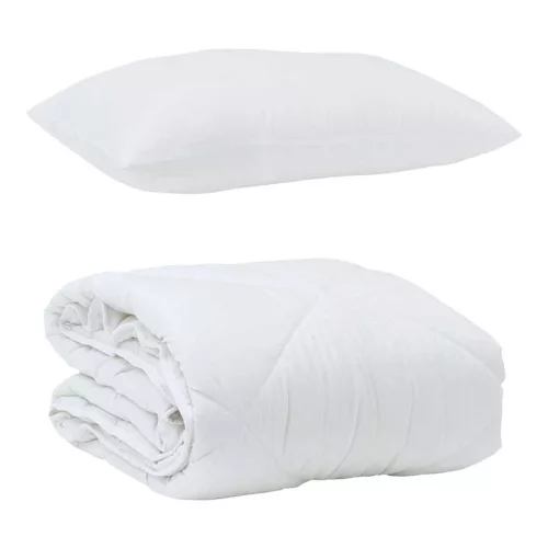 Nyári Takarmány párnával 2 pcs Fehér Mikroszál