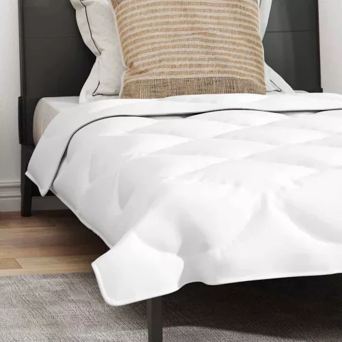 Takaró szett párnával 2 pcs Fehér Mikroszálas