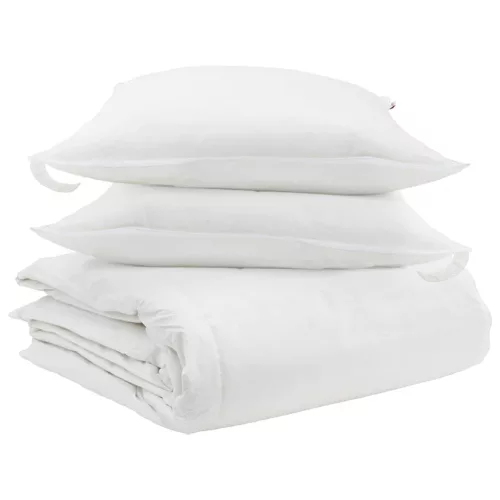 Takaró szett párnával 3 pcs Fehér Pamut