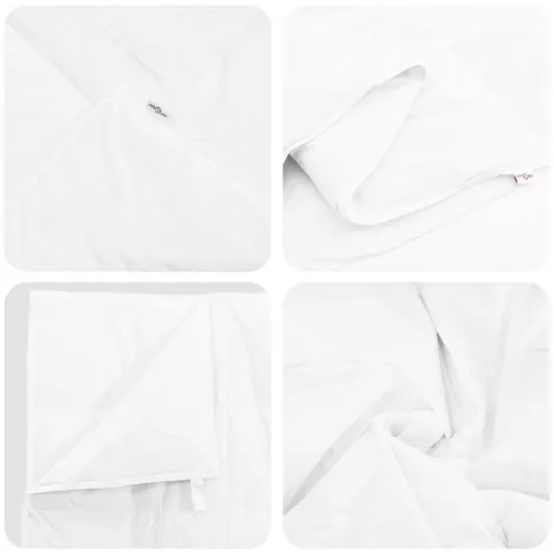 Takaró szett párnával 3 pcs Fehér Pamut