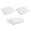 Takaró szett párnával 3 pcs Fehér Pamut