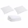 Takaró szett párnával 3 pcs Fehér Pamut