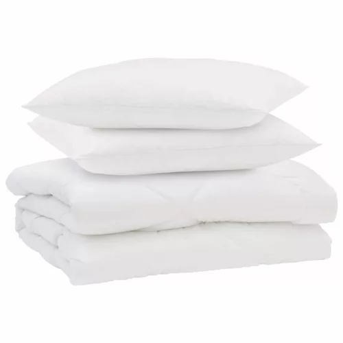 Nyári Takarmány párnával 3 pcs Fehér Mikroszálas