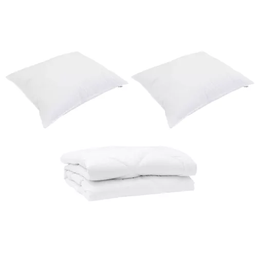 Nyári Takarmány párnával 3 pcs Fehér Mikroszálas