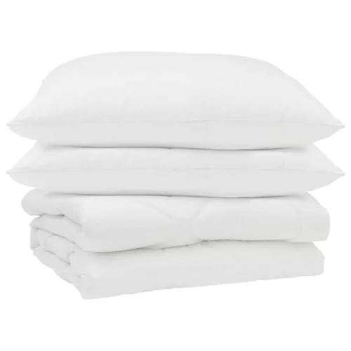 Nyári Takarmány párnával 3 pcs Fehér Mikroszálas