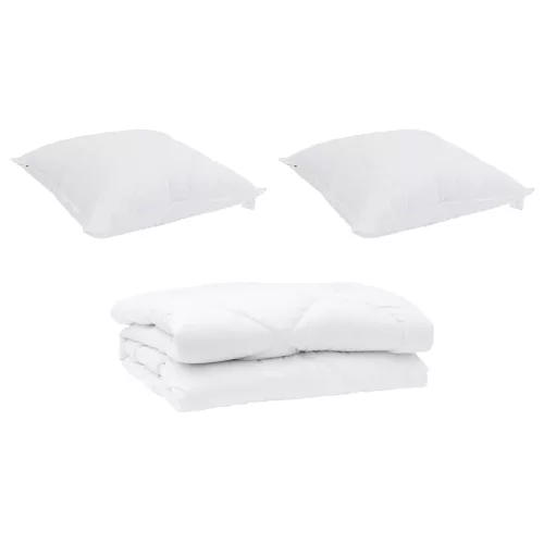 Nyári Takarmány párnával 3 pcs Fehér Mikroszálas