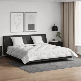 Paplan párnával 3 pcs Fehér Mikroszálas