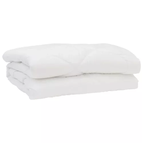 Paplan párnával 3 pcs Fehér Mikroszálas