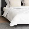 Paplan párnával 3 pcs Fehér Mikroszálas