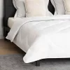 Paplan párnával 3 pcs Fehér Mikroszálas