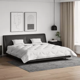 Paplan párnával 3 pcs Fehér Mikroszálas