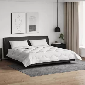 Paplan párnával 3 pcs Fehér Mikroszálas