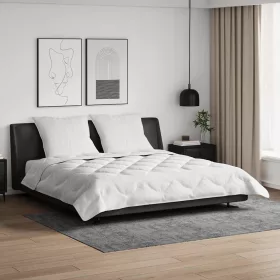Paplan párnával 3 pcs Fehér Mikroszálas