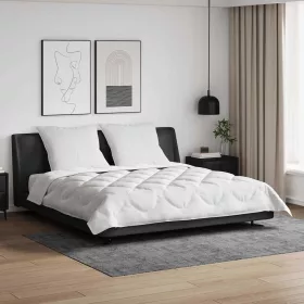 Paplan párnával 3 pcs Fehér Mikroszálas