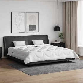 Paplan párnával 3 pcs Fehér Mikroszálas