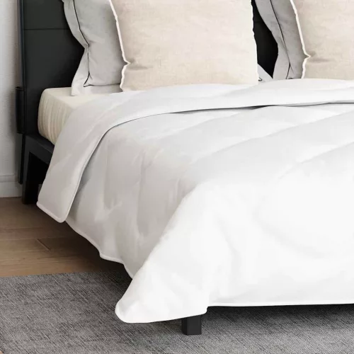 Paplan párnával 3 pcs Fehér Mikroszálas
