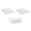 Téli takaró párnával 3 pcs Fehér Mikroszál