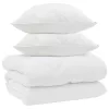 Téli takaró párnával 3 pcs Fehér Mikroszál