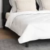 Paplan párnával 3 pcs Fehér Mikroszálas