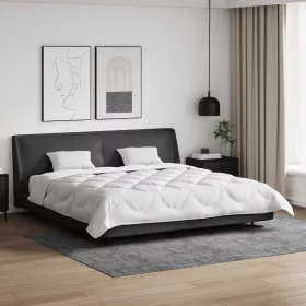 Paplan párnával 3 pcs Fehér Mikroszálas
