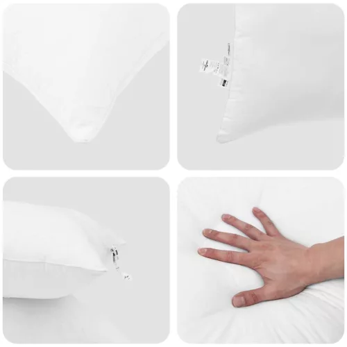 Paplan párnával 3 pcs Fehér Mikroszálas