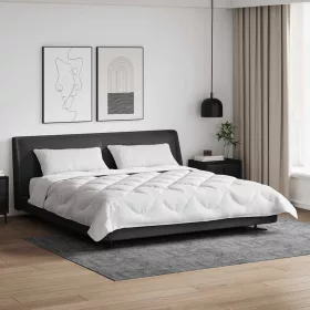 Paplan párnával 3 pcs Fehér Mikroszálas