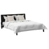 Paplan párnával 3 pcs Fehér Mikroszálas