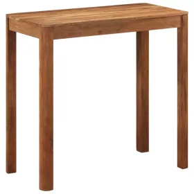   Tömör akácfa bárasztal mézszínű bevonattal 110 x 55 x 106 cm