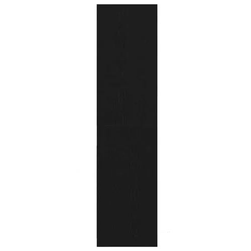 Ruhásszekrény polcokkal Fekete tölgy 80 x 50 x 200 cm Faanyag