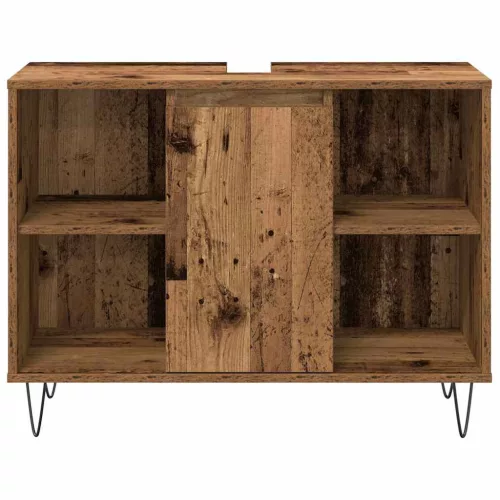 Fürdőszoba Bútor Szett 3 pcs Öreg fa 30 x 30 x 180 cm Faanyag