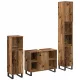 Fürdőszoba bútor szett 3 pcs Barna 30 x 30 x 180 cm Faanyag