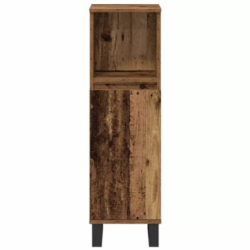 Fürdőszoba bútor szett 3 pcs Barna 30 x 30 x 180 cm Faanyag