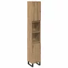 Fürdőszoba bútor szett 3 pcs Barna 30 x 30 x 180 cm Faanyag