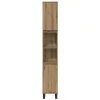 Fürdőszoba bútor szett 3 pcs Barna 30 x 30 x 180 cm Faanyag