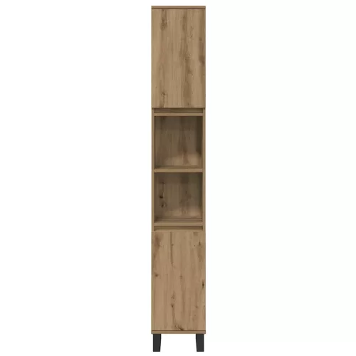 Fürdőszoba bútor szett 3 pcs Barna 30 x 30 x 180 cm Faanyag