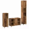 Fürdőszobai Bútor Készlet Egyéb 3 pcs Öreg fa 30 x 30 x 180 cm