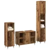 Fürdőszobai Bútor Készlet Egyéb 3 pcs Öreg fa 30 x 30 x 180 cm