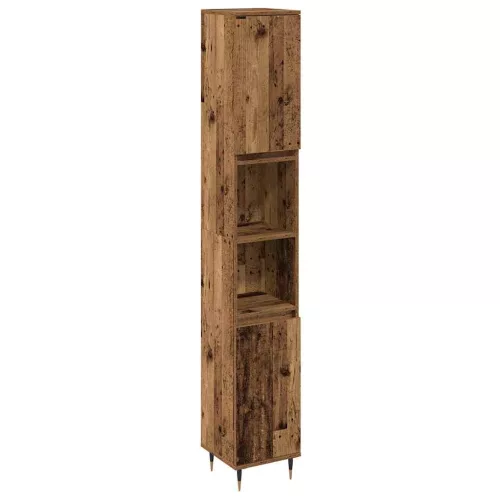 Fürdőszobai Bútor Készlet Egyéb 3 pcs Öreg fa 30 x 30 x 180 cm