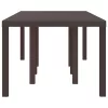 Kerti Asztal Barna 250 x 100 x 73 cm polirattan