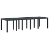 Kerti Asztal Antracit 300 x 100 x 73 cm polirattan